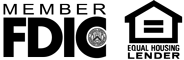 Member FDIC; Equal Housing Lender